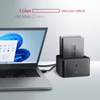 AXAGON MINI stacja dokująca ADSA-D25, USB 3.2 Gen 1 - 2x SATA 6G 2.5&quot; SSD/HDD CLONE