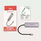 AXAGON Wieloportowy hub HMC-5 2x USB-A, HDMI, SD/microSD, USB 3.2 Gen 1, PD 100W, 20cm USB-C kabel