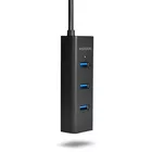 AXAGON Hub 4-portowy HUE-S2C USB 3.2 Gen 1 charging hub, microUSB, 40cm USB-C kabel