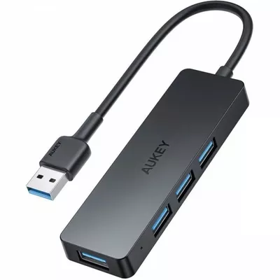 AUKEY Hub USB-A CB-H39 | Ultra Slim | 4w1 | 4xUSB 3.0 | 5Gbps