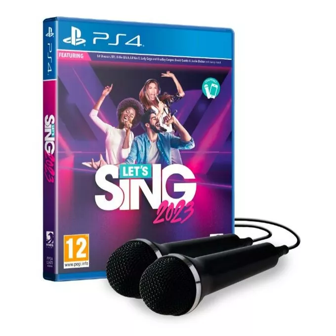 KOCH Gra PlayStation 4 Let's Sing 2023 + 2 mikrofony