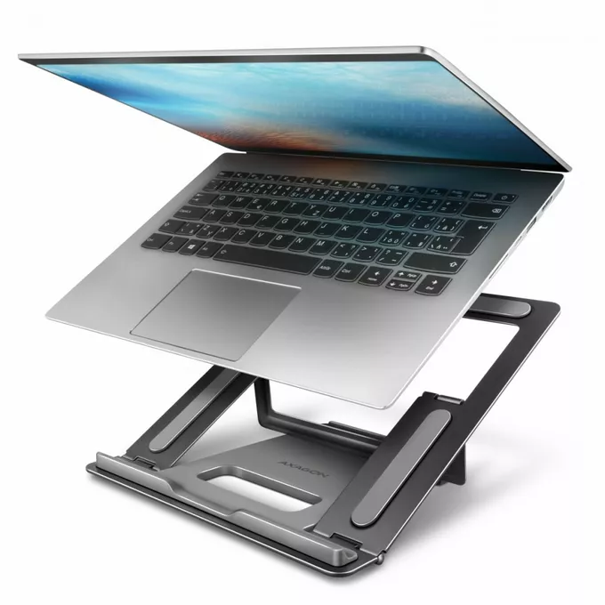 AXAGON Podstawa do laptopów aluminiowa 10-16 cali 4 regulowane kąty nachylenia STND-L