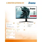 IIYAMA Monitor G2770HSU-B1 27cali 0.8ms(MPRT), IPS, DP, HDMI, 165Hz, USBx2 + Głośnik bezprzewodowy Muvo Play Creative czarny