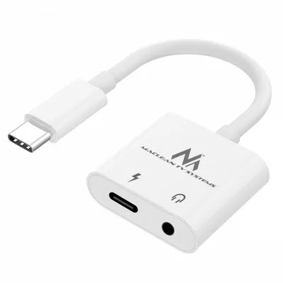 Maclean Adapter USB type-C 3,5 mm jack PD MCTV-848