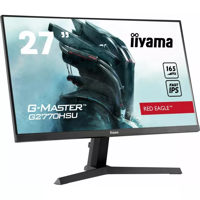 IIYAMA Monitor G2770HSU-B1 27cali 0.8ms(MPRT), IPS, DP, HDMI, 165Hz, USBx2 + Głośnik bezprzewodowy Muvo Play Creative czarny