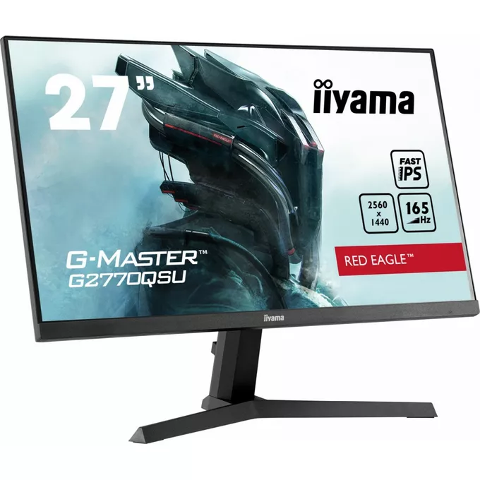 IIYAMA Monitor G2770QSU-B1 27cali 0.8ms(MPRT), IPS, DP, HDMI, 165Hz, USBx2 + Soundbar Stage AIR V2 Creative