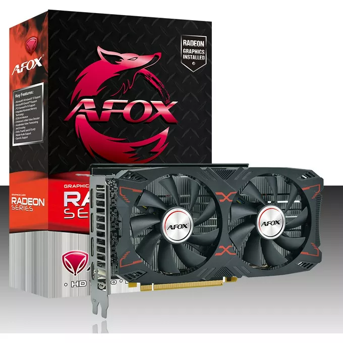 AFOX Karta graficzna - Radeon RX 5500XT 8GB GDDR6 128BIT HDMI 3xDP ATXDUAL FAN
