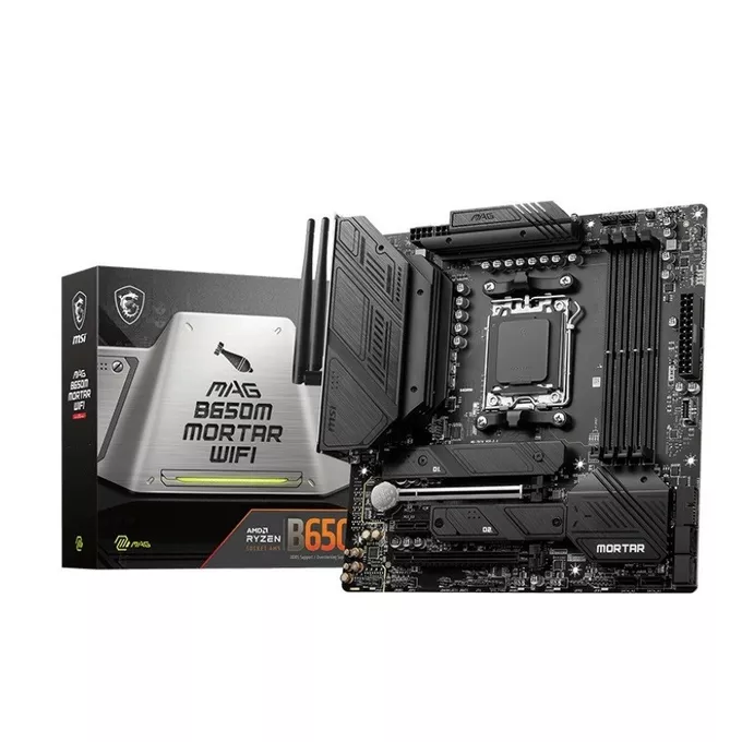 MSI Płyta główna MAG B650M MORTAR WIFI AM5 4DDR5 HDMI/DP mATX