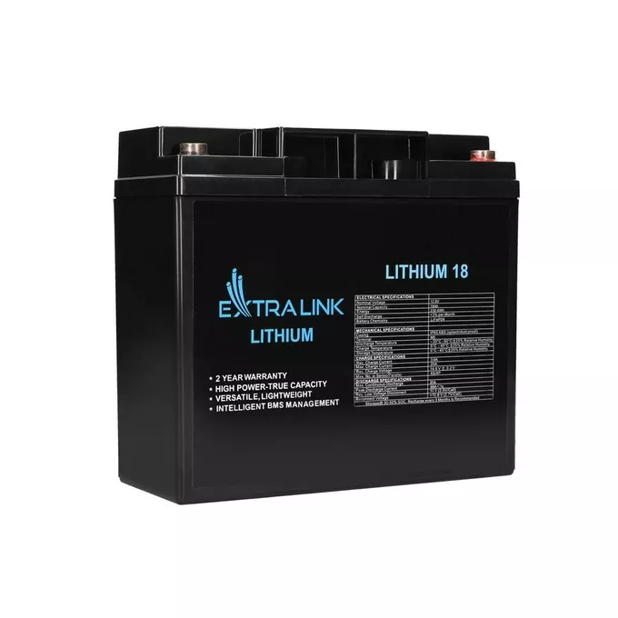 Extralink Akumulator LiFePO4 18AH 12.8V BMS EX.30417
