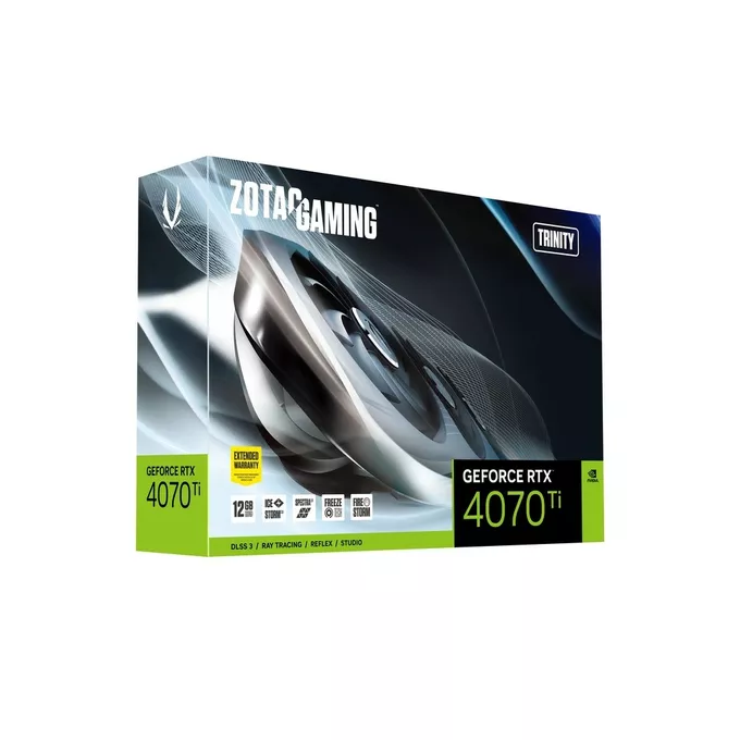 ZOTAC Karta graficzna GeForce RTX 4070 Ti TRINITY 12GB GDDR6X 192bit 3DP/HDMI