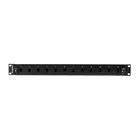 Lanberg Przełącznica światłowodowa 12XSC simplex/12XLC duplex rack 19 1U czarna + akcesoria
