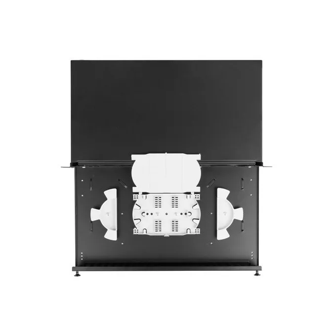 Lanberg Przełącznica światłowodowa 12XSC simplex/12XLC duplex rack 19 1U czarna + akcesoria