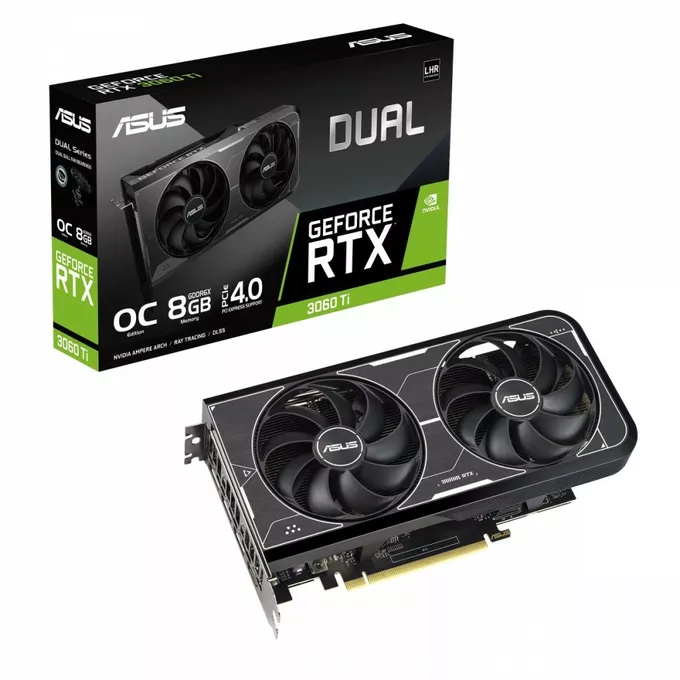 Asus Karta graficzna GeForce RTX 3060 Ti Dual OC Edition 8GB GDDR6X 256bit