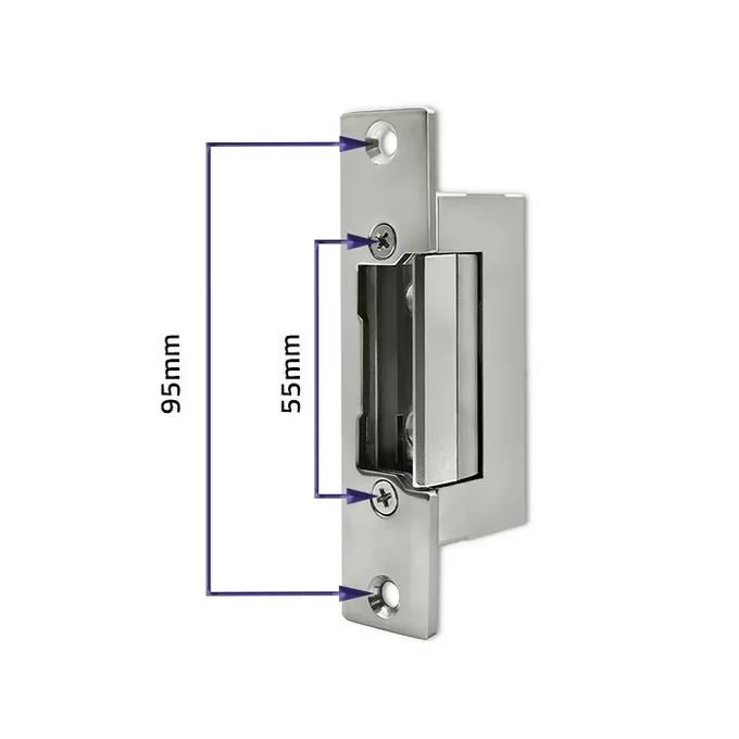 Qoltec Elektrozaczep symetryczny rewersyjny | 3000mA | 12V