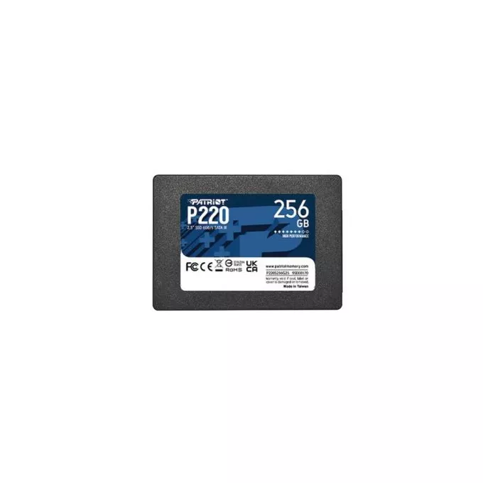 Patriot Dysk SSD 256GB P220 550/490 MB/s SATA III 2,5