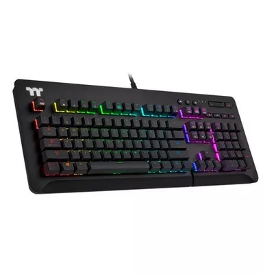 Thermaltake Klawiatura gamingowa - Tt eSports Level 20 GT RGB Black Cherry MX Silver
