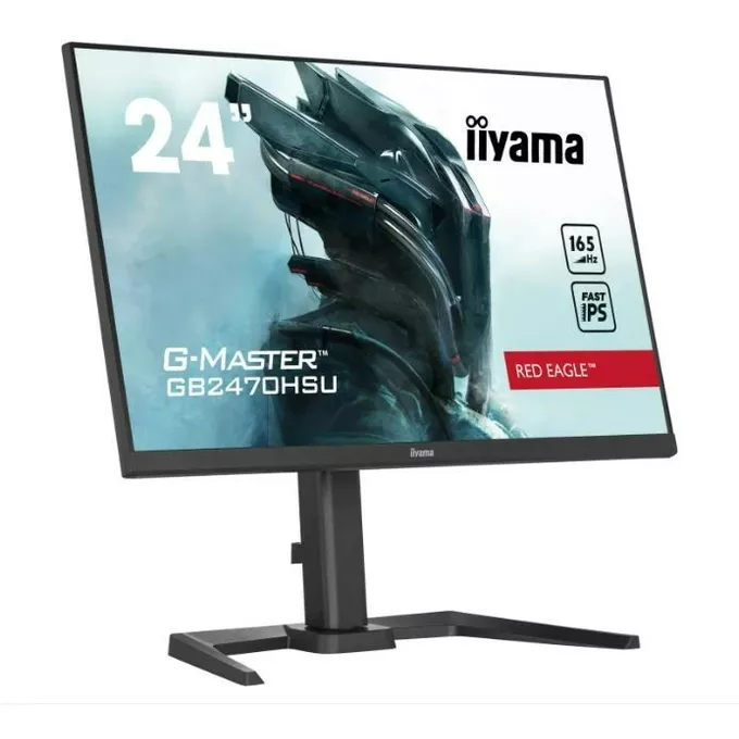 IIYAMA Monitor 24 cale GB2470HSU-B5 0.8ms,IPS,DP,HDMI,165Hz,HAS(150mm)