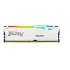 Kingston Pamięć DDR5 Fury Beast RGB  64GB(2*32GB)/5200  CL36 Biała