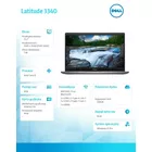 Dell Notebook Latitude 3340 Win11Pro i5-1335U/8GB/256GB SSD/2in1 13.3 FHD Touch/Integrated/FgrPr/FHD/IR Cam/Mic/WLAN + BT/Backlit Kb/3 Cell/3YPS