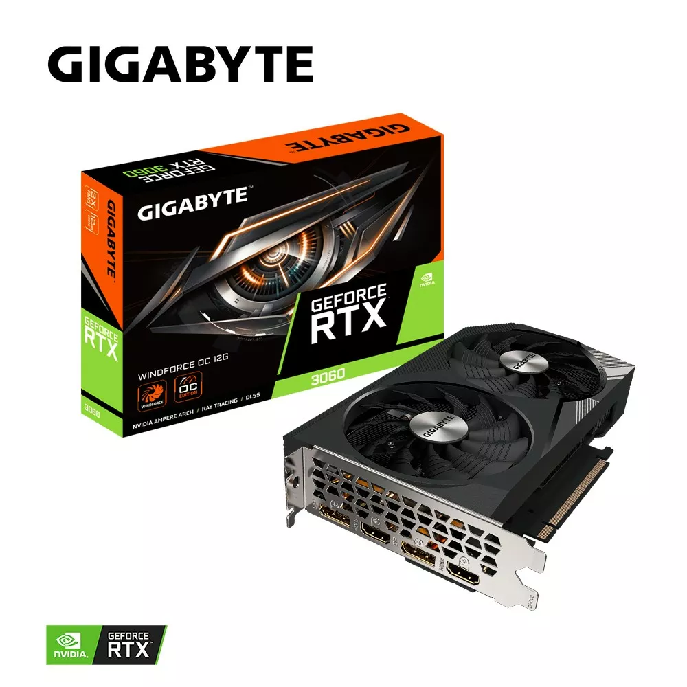 Gigabyte Karta graficzna GeForce RTX 3060 Windforce OC 2.0