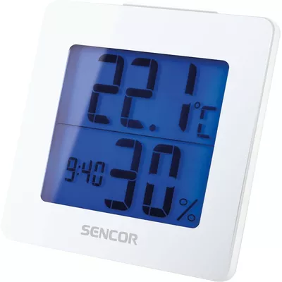 Sencor Termometr z budzikiem SWS 1500B pomiar wilgotności