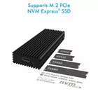 IcyBox Obudowa IB-1816M-C31 Type-C na PCIe NVMe M.2