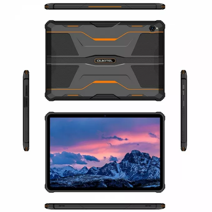 OUKITEL Tablet RT5 8/256GB 11000 mAh 10.1 Pomarańczowy