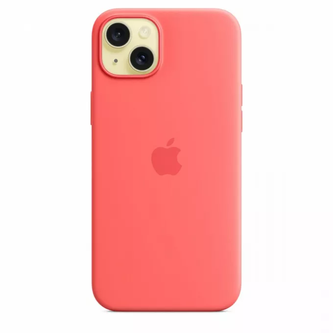 Apple Etui silikonowe z MagSafe do iPhonea 15 Plus - guawa