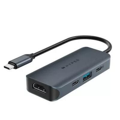 HyperDrive Koncentrator HyperDrive Next 4 Port USB-C Hub HDMI/4K60Hz/Mac/PC/Chromebook/ 100W PD/Pass-Through