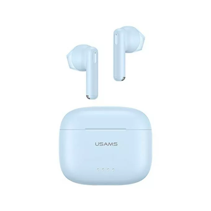 USAMS Słuchawki Bluetooth 5.3 TWS US14 dual mic. Niebieskie