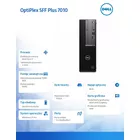 Dell Komputer Optiplex SFF Plus/Core i7-13700/8GB/512GB SSD/Integrated/No Wifi/Wireless Kb &amp; Mouse/W11Pro/vPro
