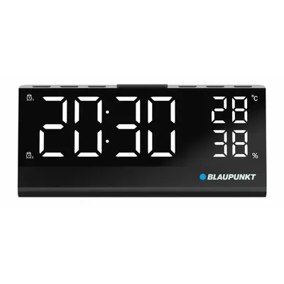 Blaupunkt Radiobudzik CR10ALU FM PLL z wbudowanym czujnikiem temperatury i wilgotności