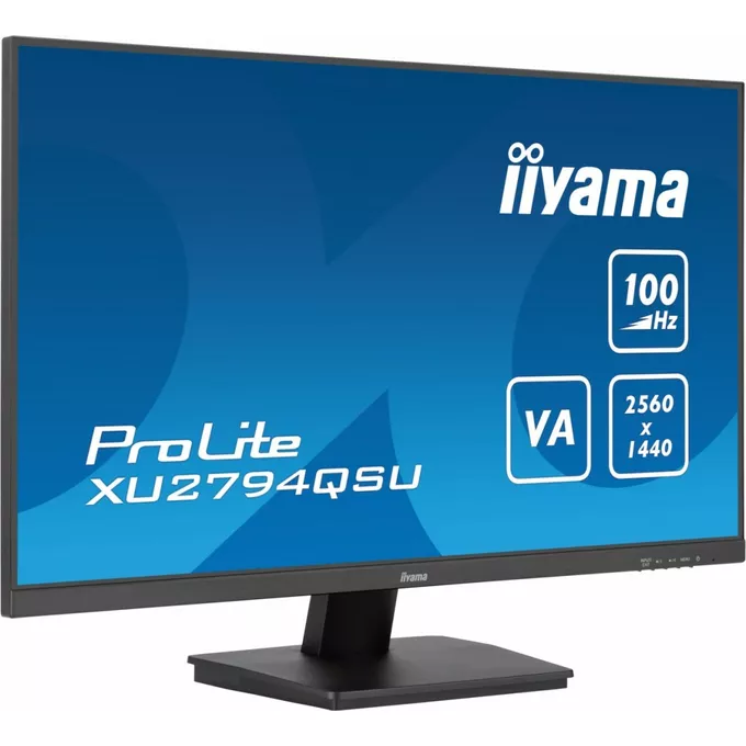 IIYAMA Monitor 27 cali XU2794QSU-B6 VA,QHD,HDMI,DP,100Hz,2xUSB 3.2,2x2W