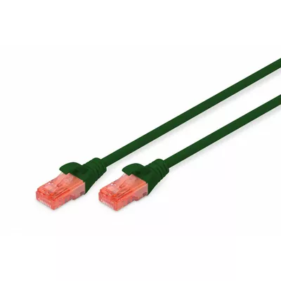 Digitus Patch cord U/UTP kat.6 PVC 5m Zielony