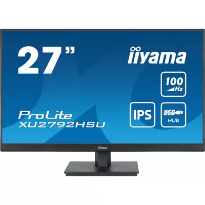 IIYAMA Monitor ProLite XU2792HSU-B6 27 cali IPS,FHD,HDMI,DP,100Hz,4xUSB3.2,SLIM,2x2W
