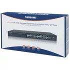Intellinet Przełącznik  Intellinet Gigabit 24x 10/100/1000 RJ45 POE+ 2x SFP MANAGED