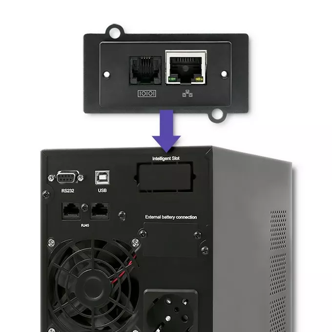 Qoltec Zasilacz awaryjny UPS, on-line, czysta fala sinusoidalna, 1KVA, 800W, LCD, USB