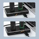 Qoltec Stacja dokująca dysków SSD M.2 | NVMe | SATA | USB-C | DUAL 2 x  2TB