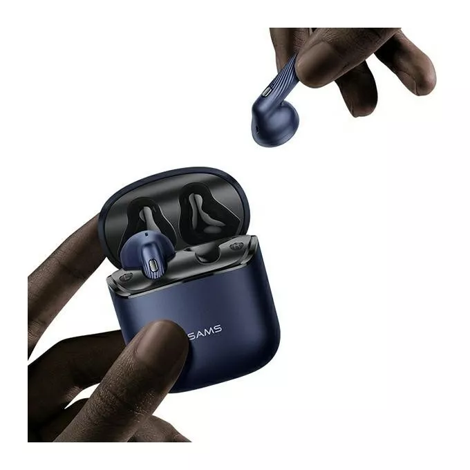 USAMS Słuchawki Bluetooth TWS SY Series Niebieskie