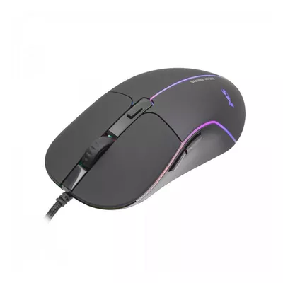 MS Mysz gamingowa przewodowa Nemesis C320 6400 DPI 7P RGB LED czarna