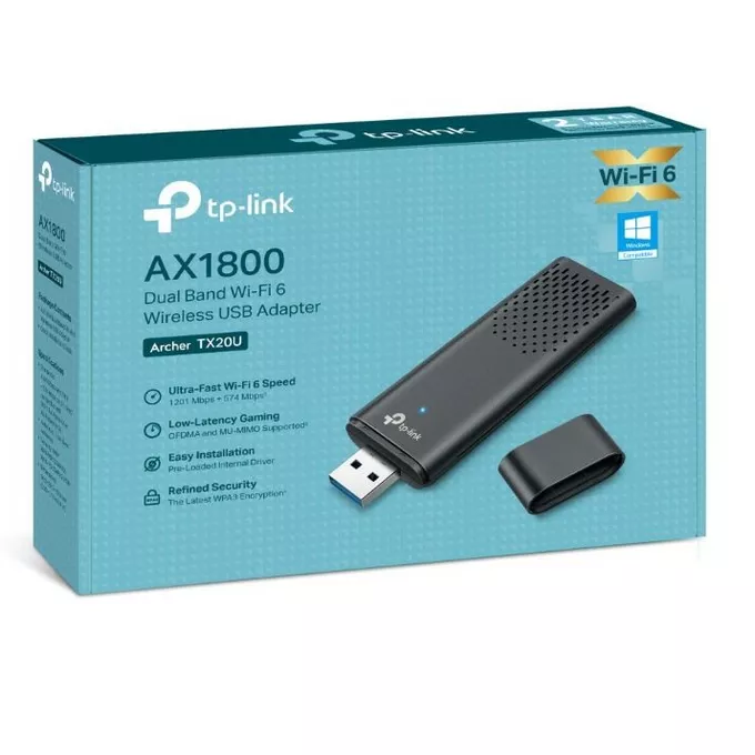 TP-LINK Karta sieciowa Archer TX20U USB Adapter AX1800