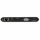 Eaton Stacja dokująca USB-C, podwójny wyświetlacz 4K HDMI/mDP, VGA, USB 3.2 Gen 1, koncentrator USB-A/C, GbE, karta pamięci, ładowanie PD 100 W