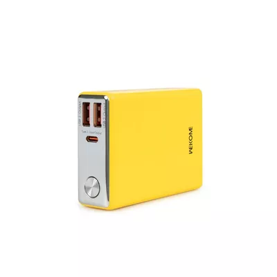 WEKOME Powerbank 10000 mAh Super Fast Charging USB-C PD 20W + 2x USB-A QC3.0 22.5W