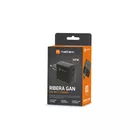Natec Ładowarka sieciowa Ribera GAN 1X USB-A + 1X USB-C 45W Czarna