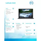 Dell Notebook Latitude 3440 Win11Pro i5-1235U/8GB/512GB SSD/Intel Iris XE/14.0 FHD/54WH/KB Backlit/3Y PS
