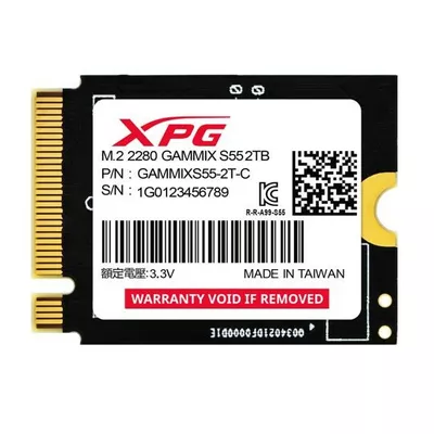Adata Dysk SSD XPG GAMMIX S55 2TB PCIe 4x4 5/3.2GB/s M2230