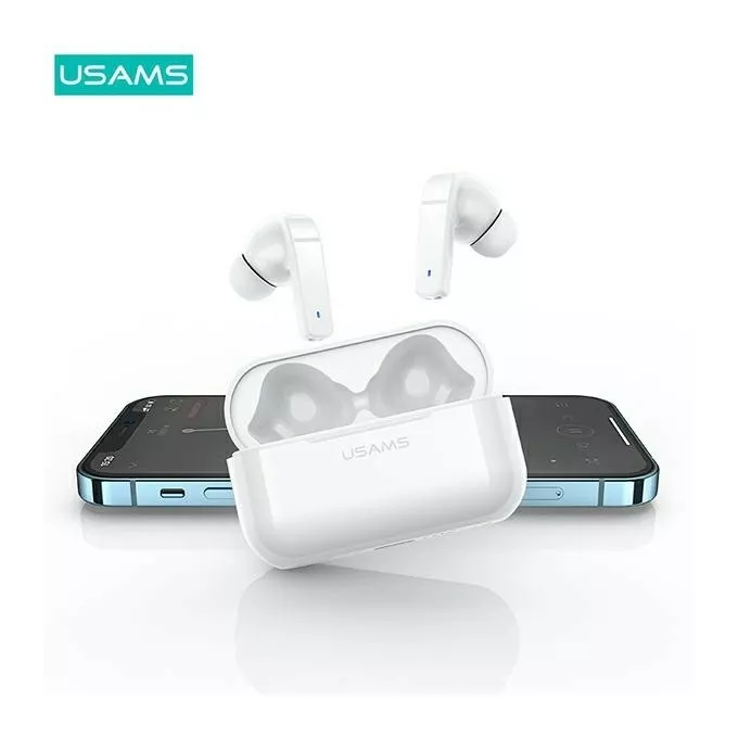 USAMS Słuchawki Bluetooth TWS 5.0 ANC LY Series białe BHULY06