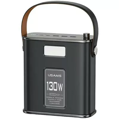 USAMS Powerbank 80000mAh 130W 2xUSB-C 3xUSB-A PD QC 3.0 Fast Charge +  kabel USB-C/USB-C 100W 2m
