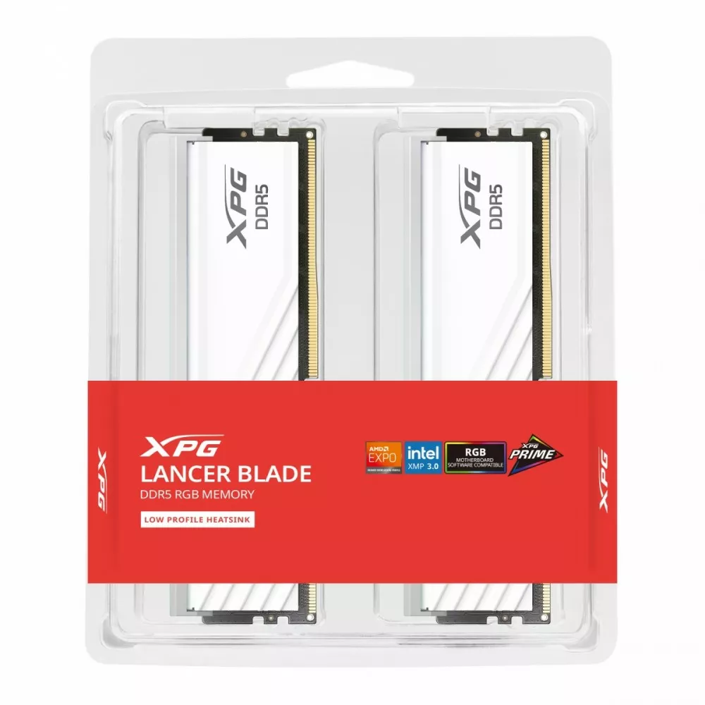 XPG LANCER RGB DDR5-6000 64GB(32GB×2) Pamięć RAM Adata XPG Lancer 64GB [2x32GB 6400MHz DDR5 CL32
