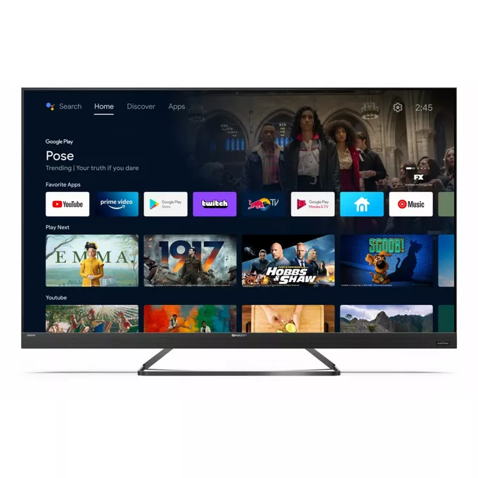 Sharp Telewizor QLED 55 cali 55EQ6EA UHD Android